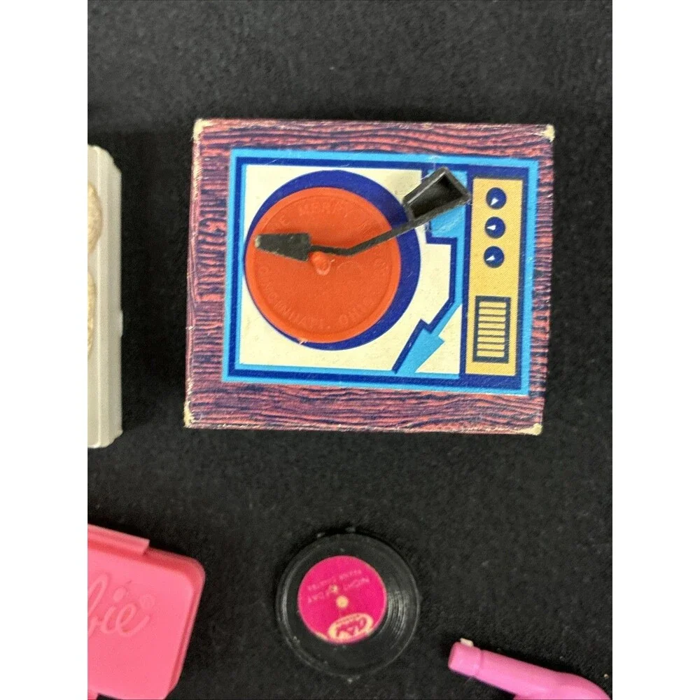 Barbie Doll House Accessories Vtg to Modern Lot Tammy Tressy Book Record TV Dish